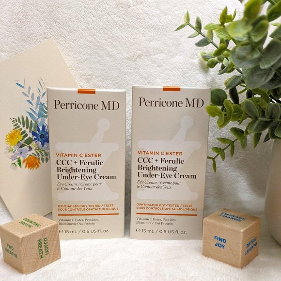 Perricone MD Vitamin C Ester CCC+ Ferulic Brightening Under-Eye Cream (x2) - Picture 1 of 8